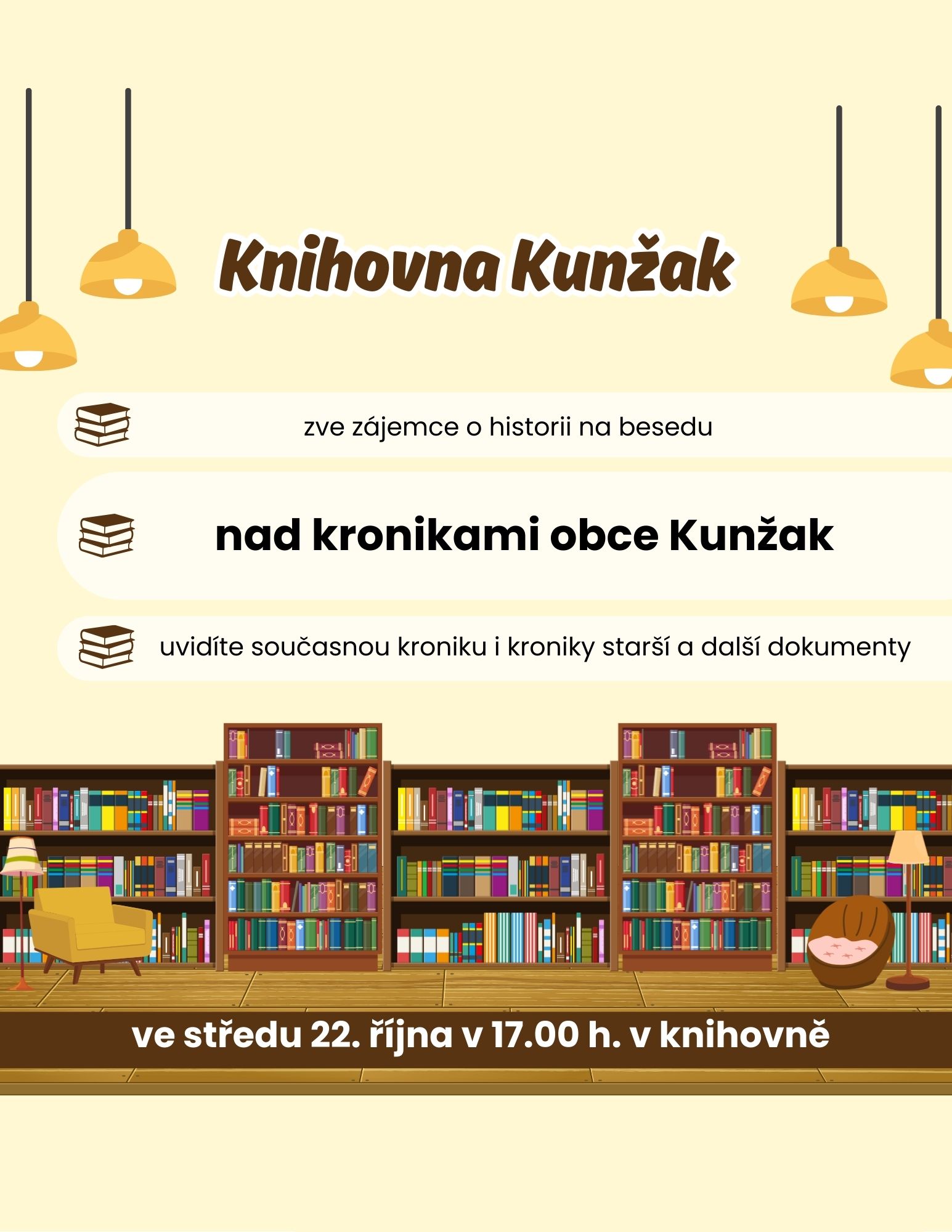obrázek k článku: Beseda nad kronikou obce Kunžak