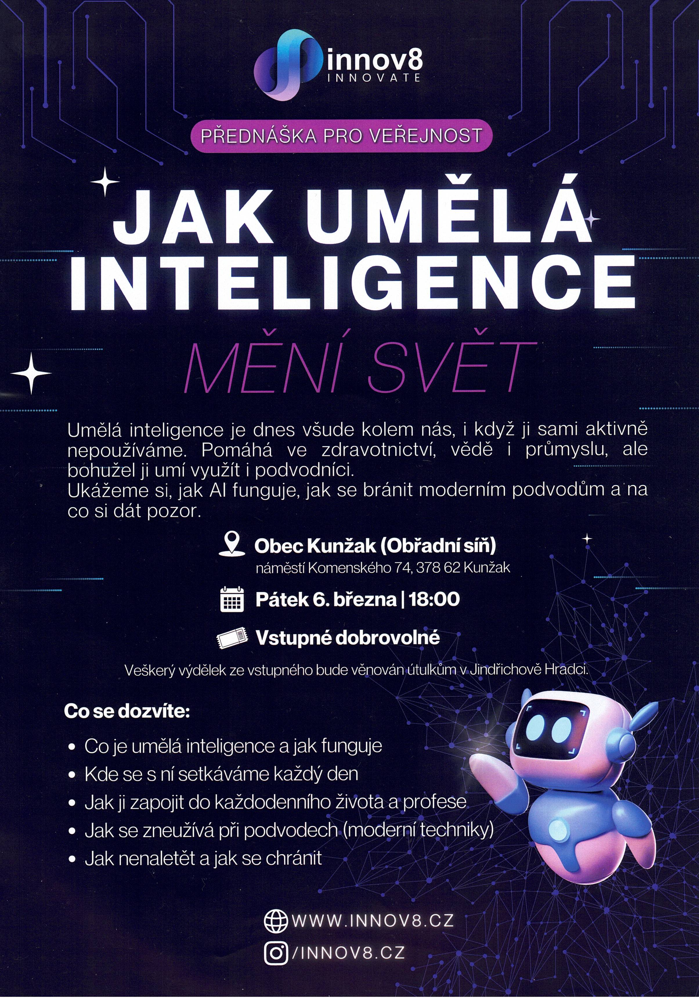 obrázek k článku: Přednáška o AI